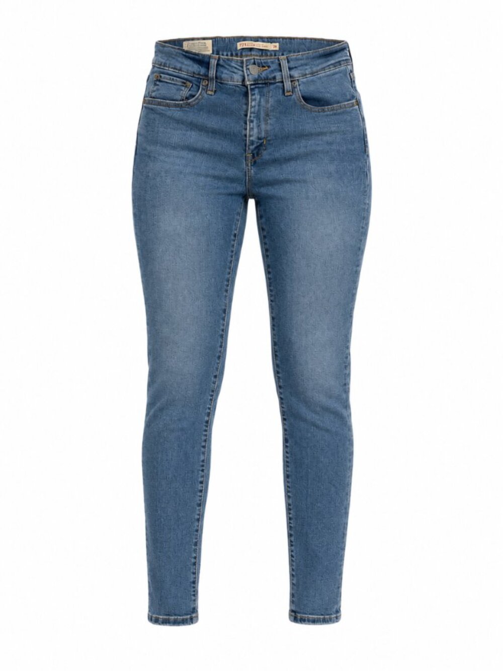 💖 2/40 Levi’s 721 High Rise Skinny Jeans Medium Wash Size 26